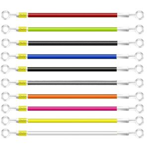 Kit Tubo Malha Aço de Travão Frente + Trás Yamaha Dtr 125